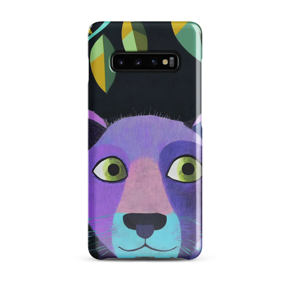 Playful Lion Portrait | Phone Case |  S10 Plus | Snap Case | Glossy