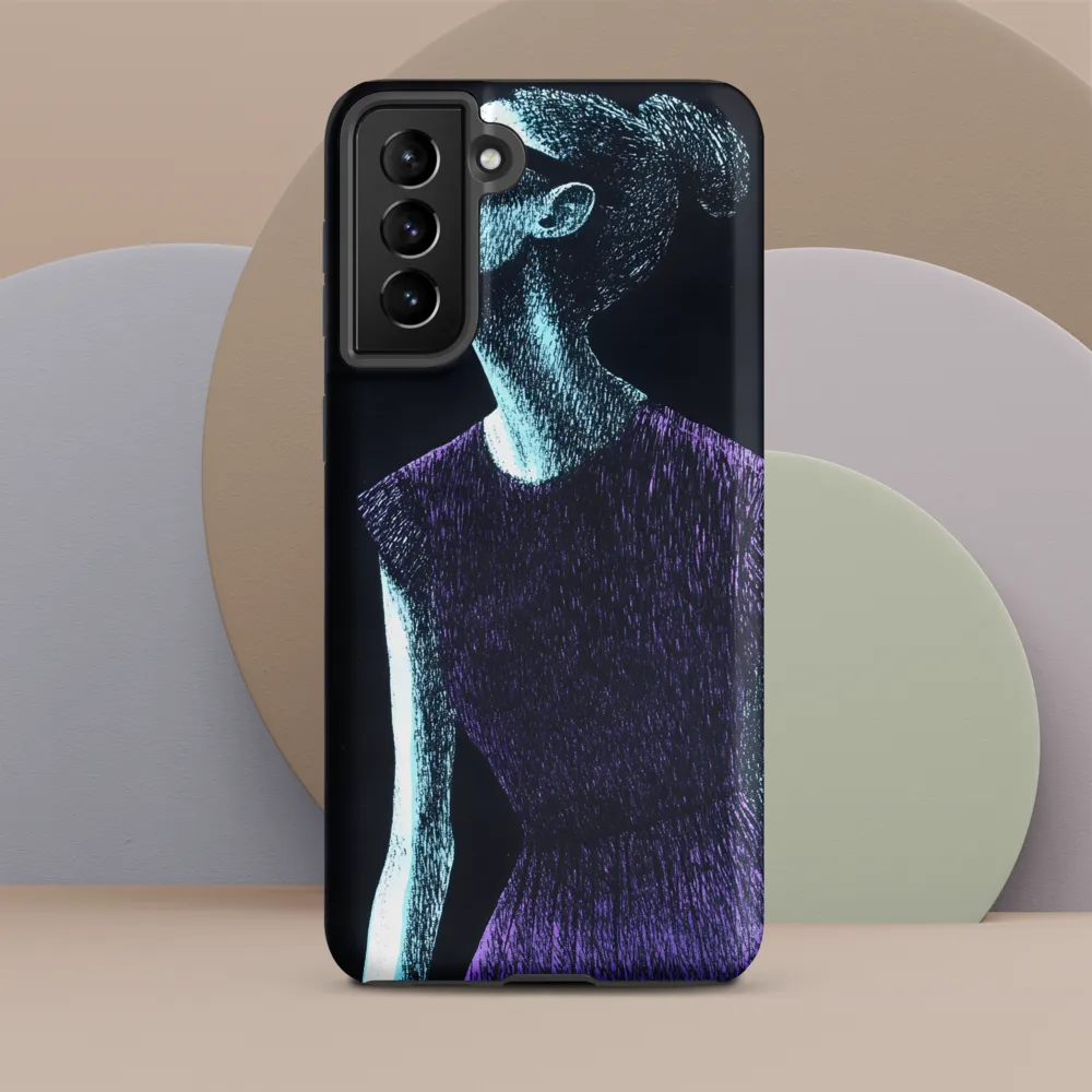 Contemplative Elegance | Phone Case |  S21 Plus | Tough Case | Matte