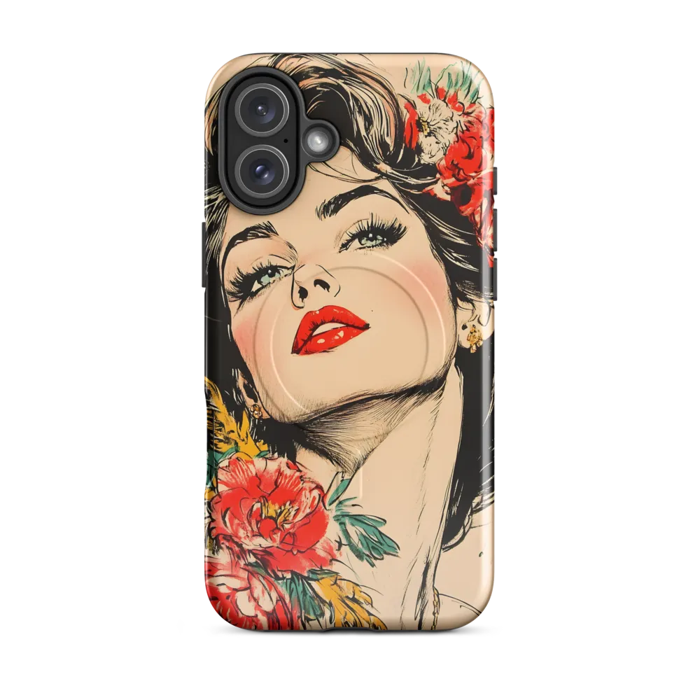 Radiance in Red: A Portrait of Elegance