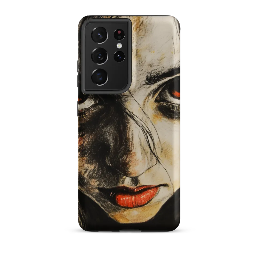 Gaze of Intensity | Phone Case |  S21 Ultra | Tough Case | Matte