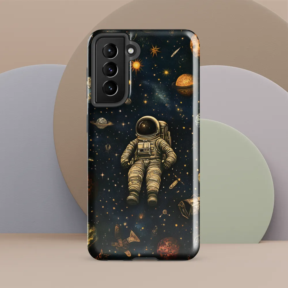 Cosmic Voyage: An Astronaut's Solitude