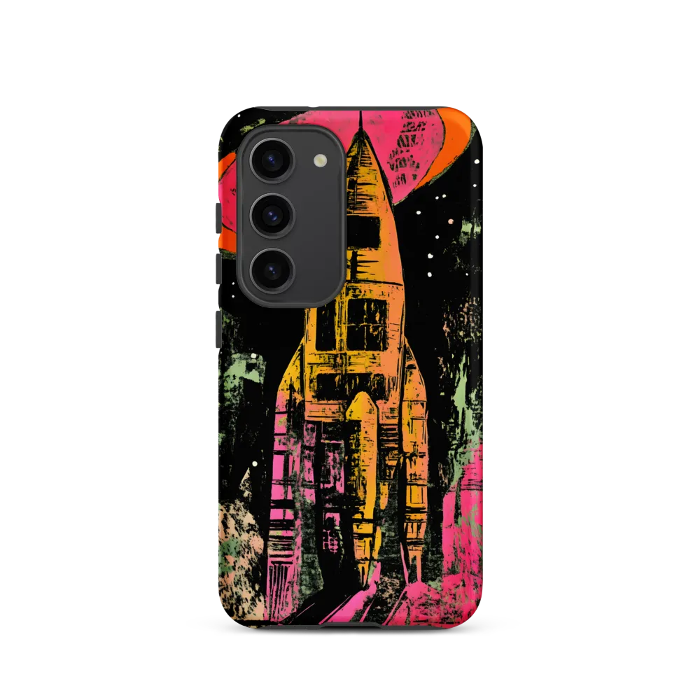 Cosmic Voyage: A Surreal Rocket Adventure