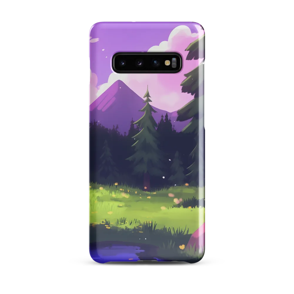 Tranquil Mountain Escape | Phone Case |  S10 Plus | Snap Case | Glossy