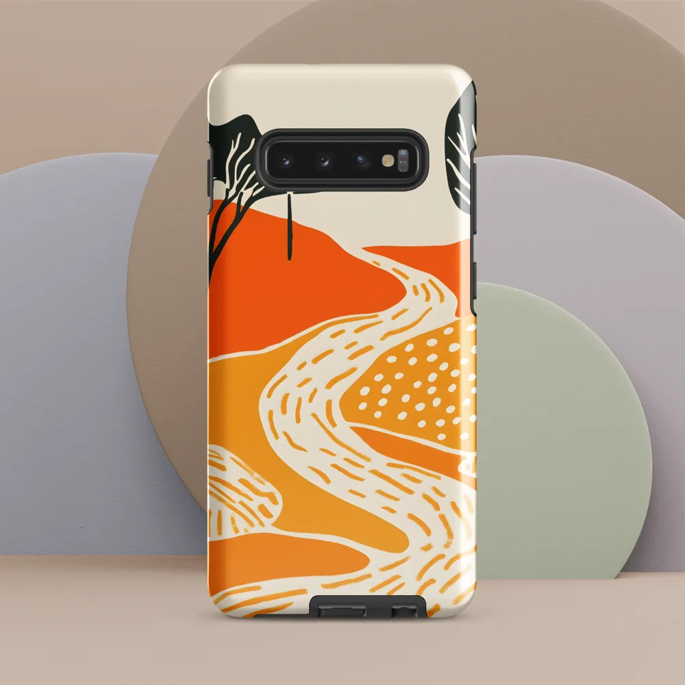 Winding Paths of Color | Phone Case |  S10 Plus | Tough Case | Glossy