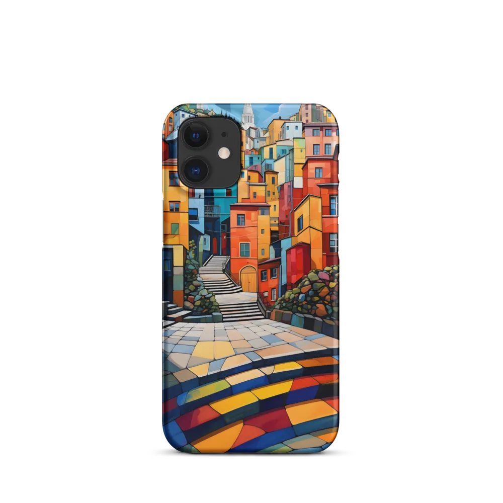Vibrant Village: A Cubist Journey