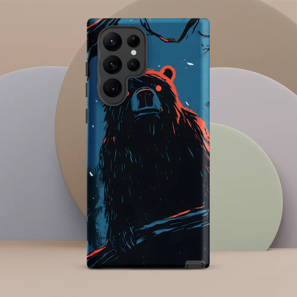 Eerie Majesty: A Bear in the Night