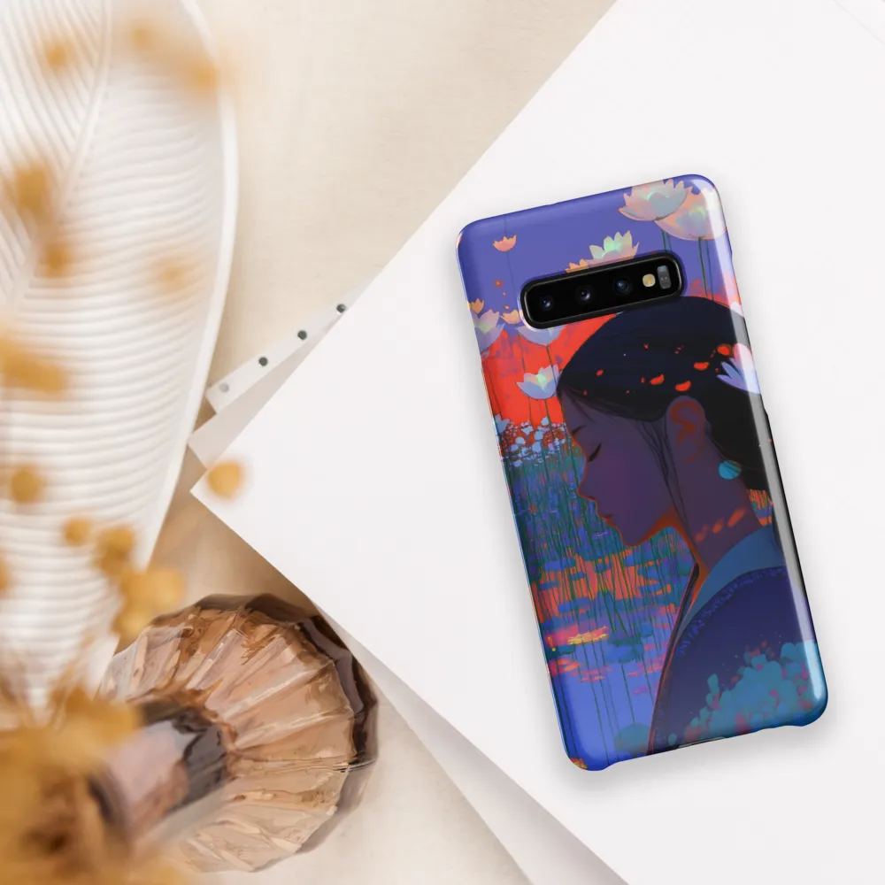 Serenity In Bloom | Phone Case |  S10 Plus | Snap Case | Glossy