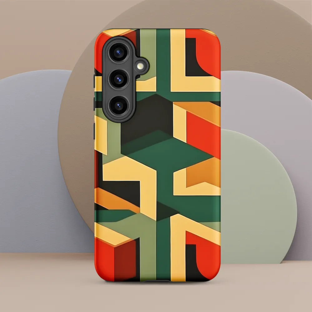Dynamic Geometry: An Exploration of Form | Phone Case |  S24 Plus | Tough Case | Matte