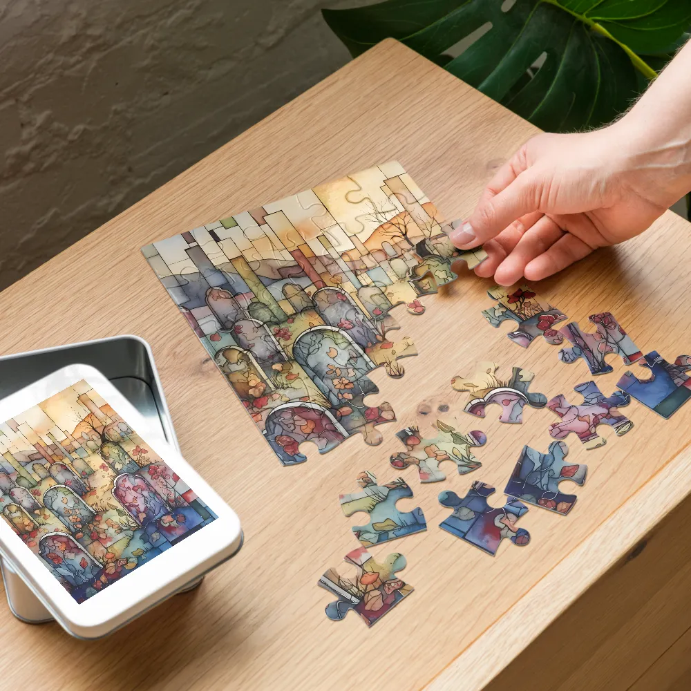 Garden of Memory 
 Jigsaw Puzzle in Tin Box