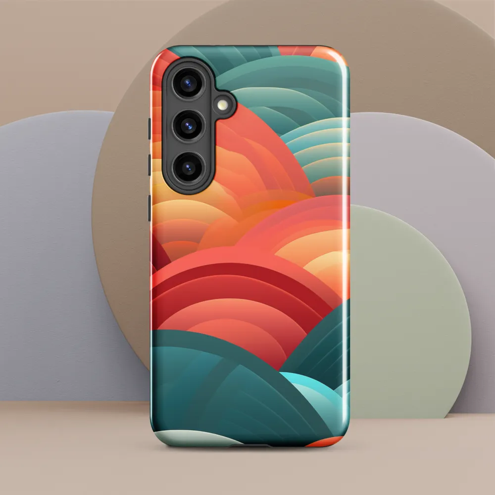 Rhythms of the Waves | Phone Case |  S24 Plus | Tough Case | Glossy