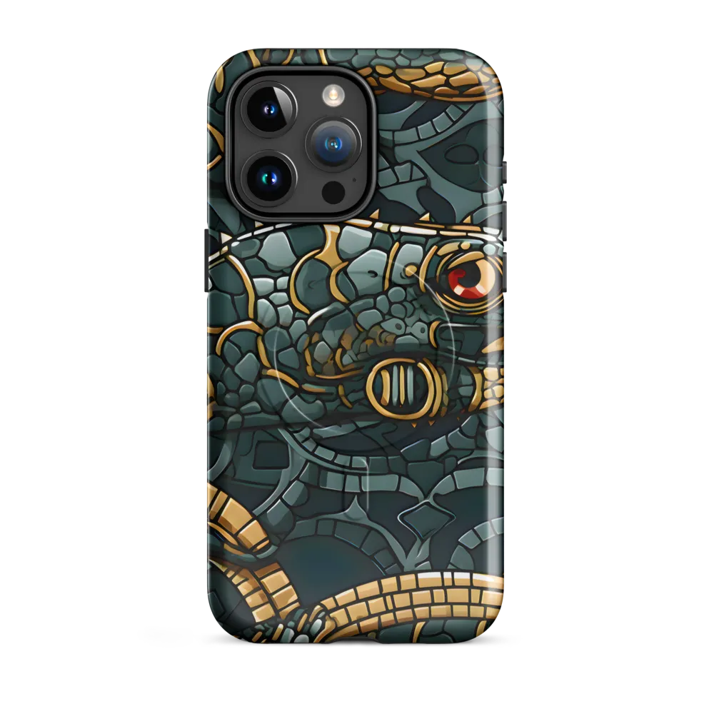 Lizards of Abstraction | Phone Case |  15 Pro Max | MagSafe® Tough Case | Glossy