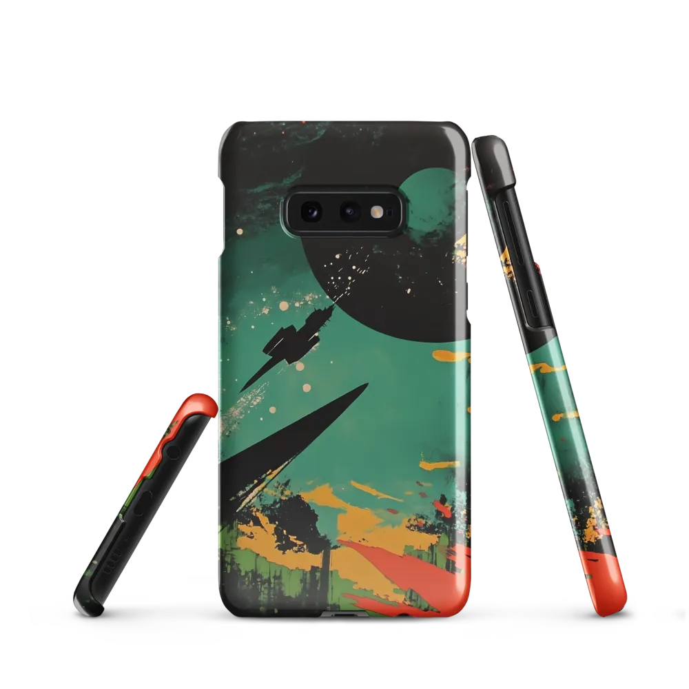 Journey Through the Cosmic Canvas | Phone Case |  S10e | Snap Case | Glossy