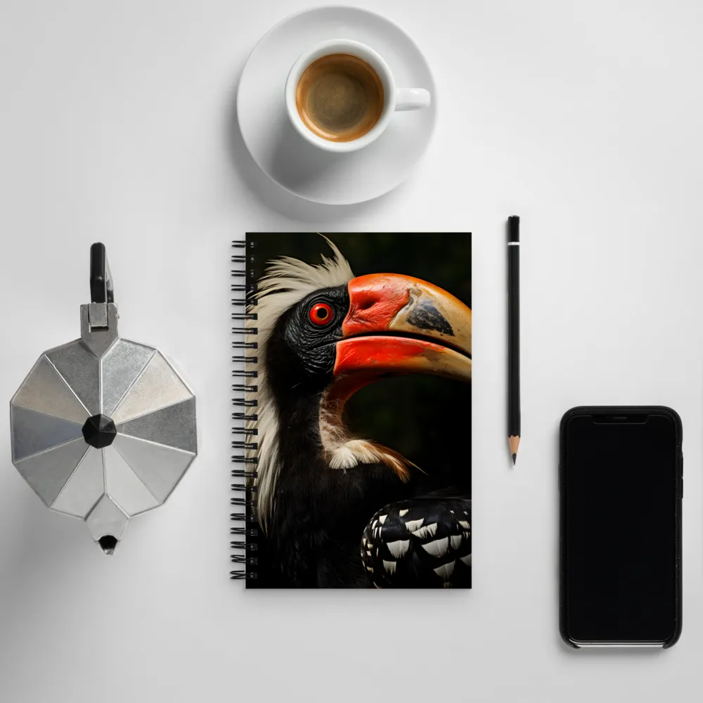 Majesty of the Hornbill | Spiral Notebook