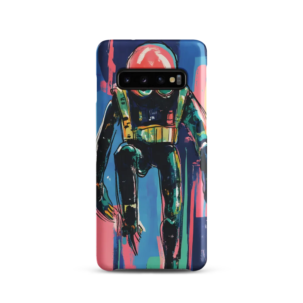 Diver in Vibrant Motion