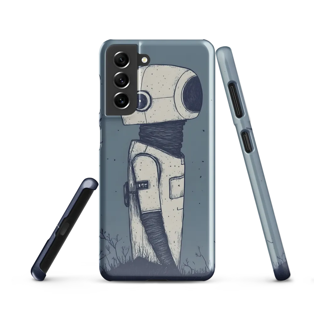 Contemplative Robot in a Barren Landscape