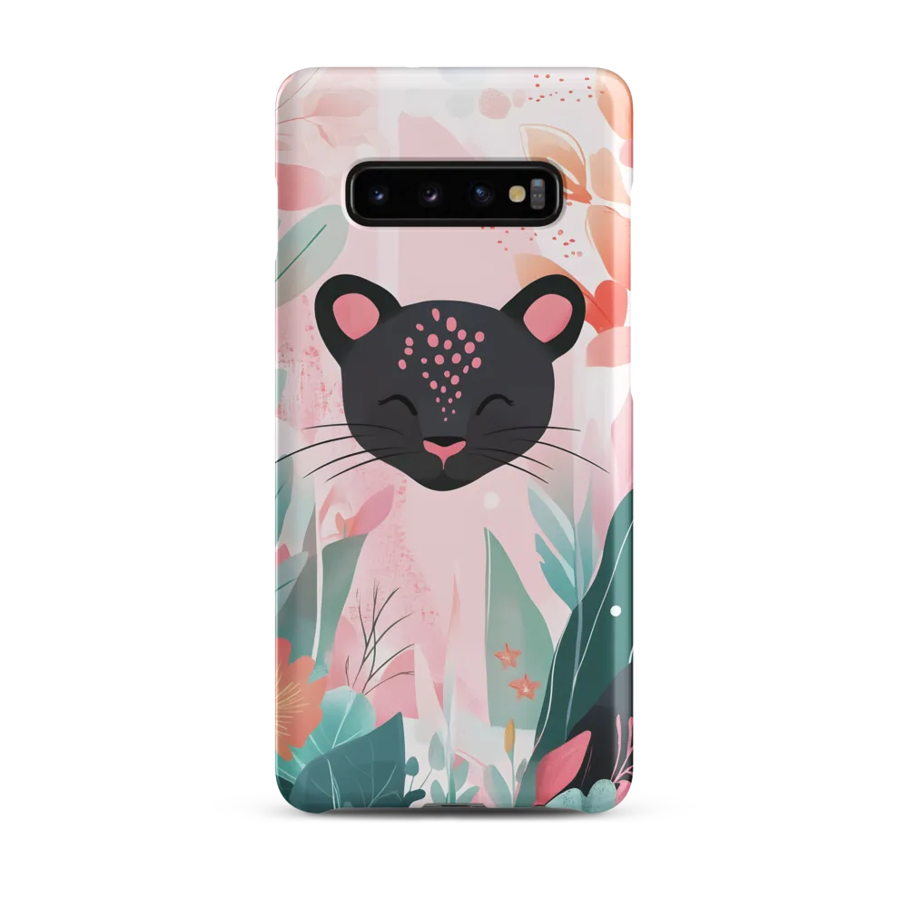 Whimsical Panther in Bloom