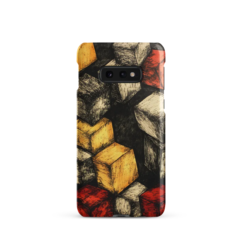 Dynamic Cubes: An Exploration in Color and Form | Phone Case |  S10e | Snap Case | Matte