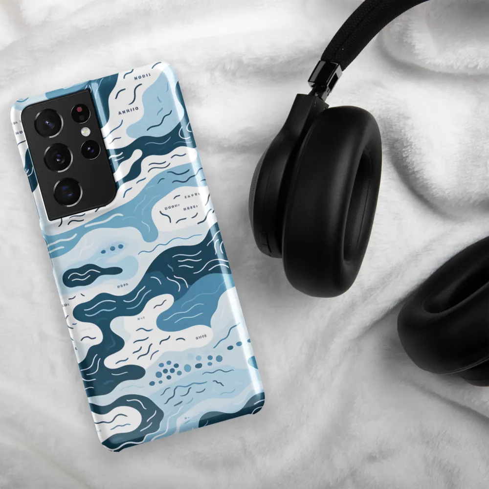 Flowing Waters: An Abstract Journey | Phone Case |  S21 Ultra | Snap Case | Glossy