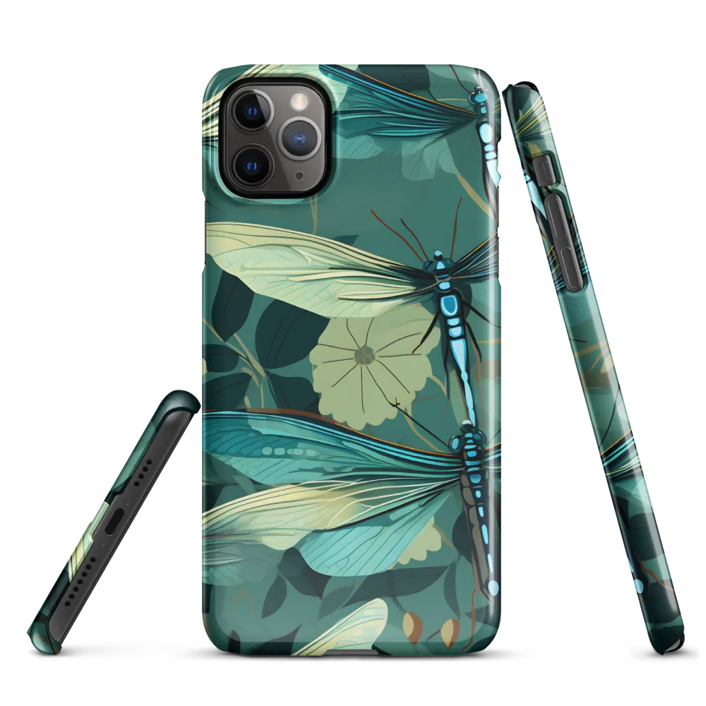 Whispers of Nature: Dragonflies in Harmony | Phone Case |  11 Pro Max | Snap Case | Glossy