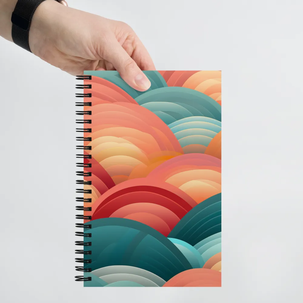 Rhythms of the Waves | Spiral Notebook