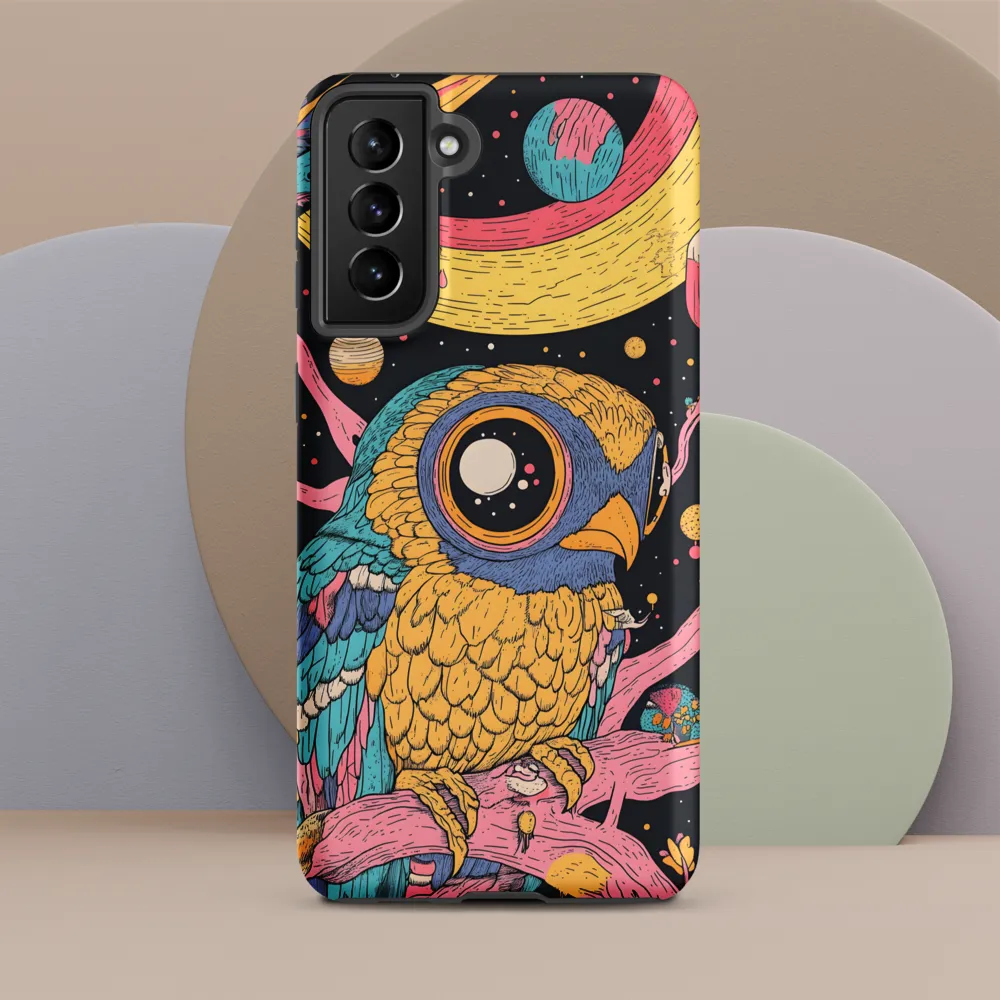 Whimsical Cosmic Owl