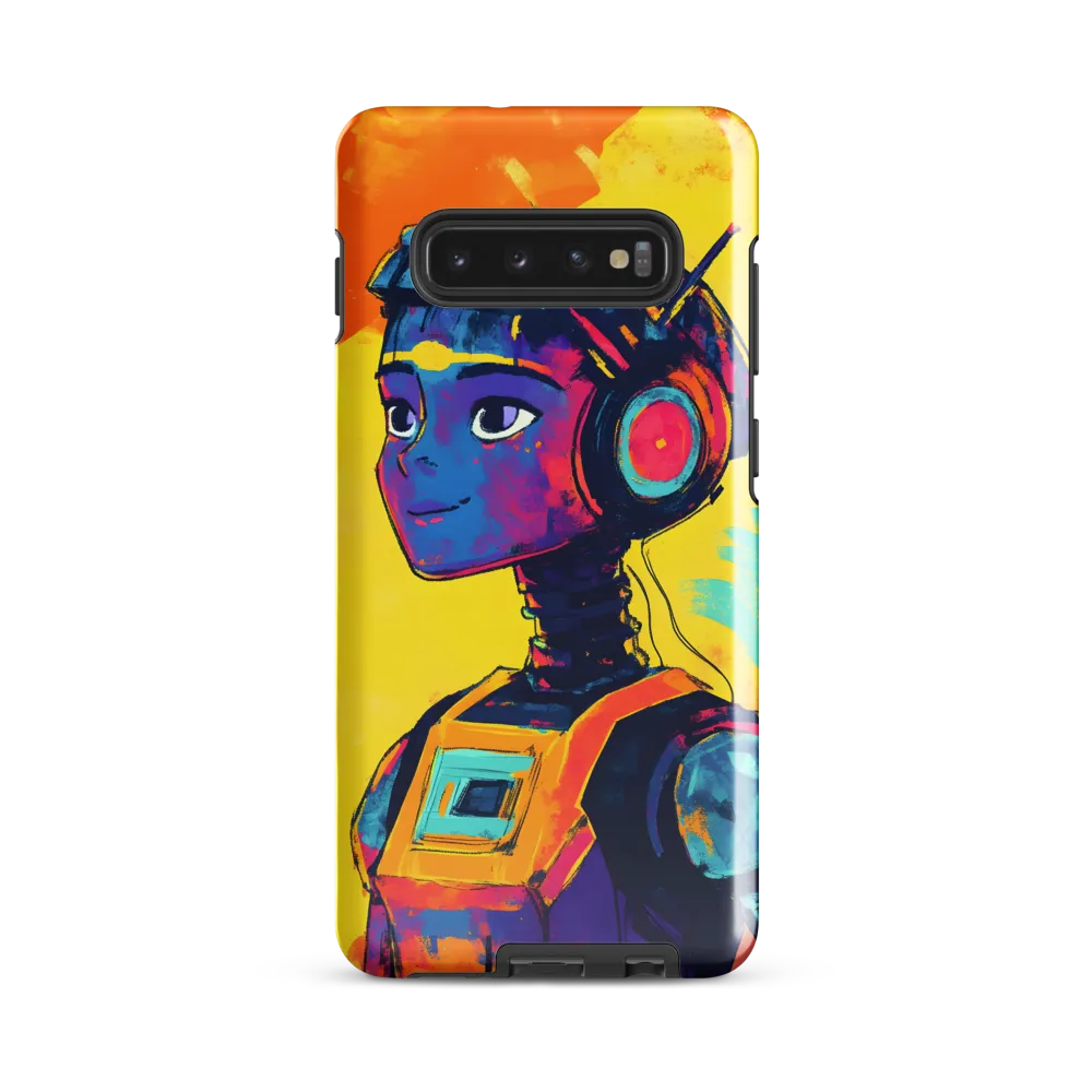 Playful Cyborg Symphony | Phone Case |  S10 Plus | Tough Case | Glossy