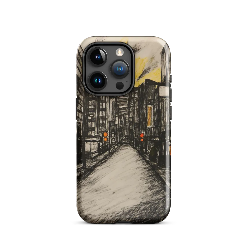 Cityscape of Solitude | Phone Case |  15 Pro | Tough Case | Glossy