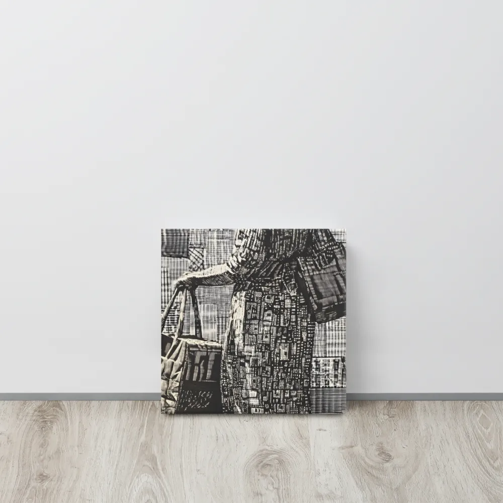 Urban Reflections: A Shopping Narrative | Canvas | 12″×12″