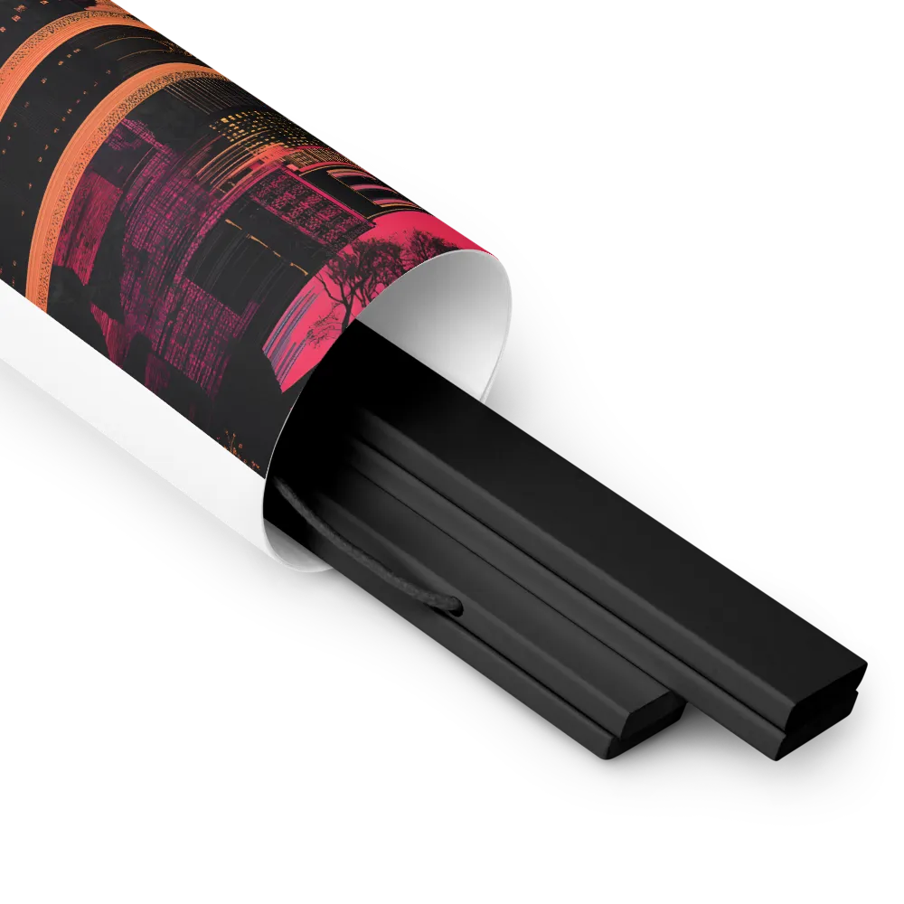 Urban Reverie | Poster With Black Wood Hanger | 8″×10″