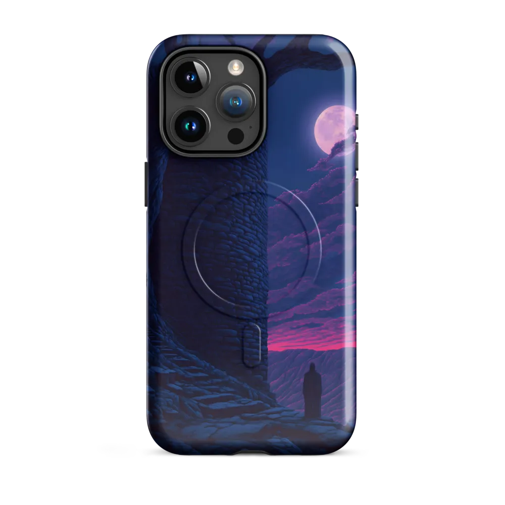 Moonlit Solitude | Phone Case |  15 Pro Max | MagSafe® Tough Case | Glossy