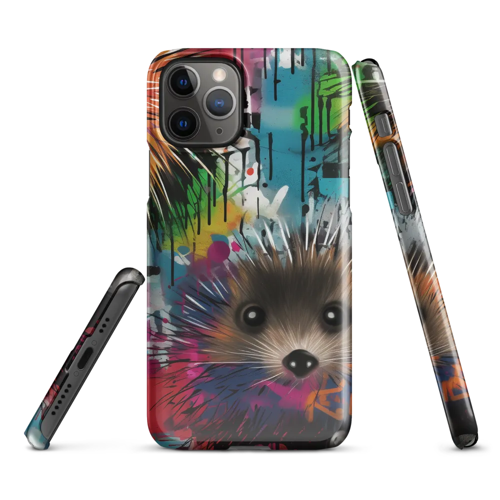 Whimsical Hedgehogs in a Kaleidoscopic Wonderland | Phone Case |  11 Pro | Snap Case | Glossy