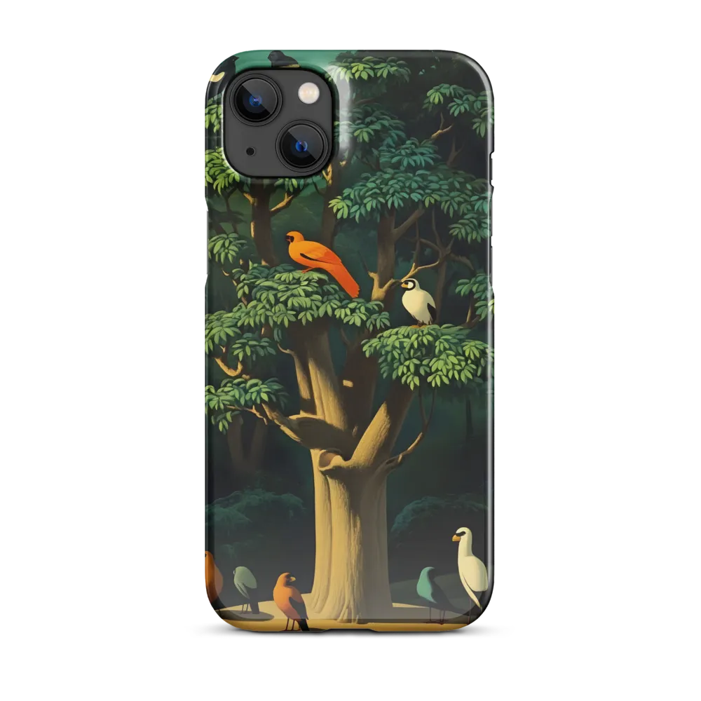 Harmony in Color: A Surreal Bird Symphony