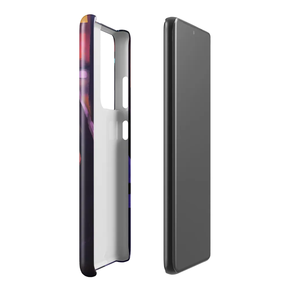 Wandering Through Neon Dreams | Phone Case |  S21 Ultra | Snap Case | Glossy