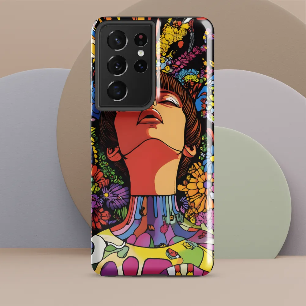 Vibrant Ecstasy: A Psychedelic Portrait