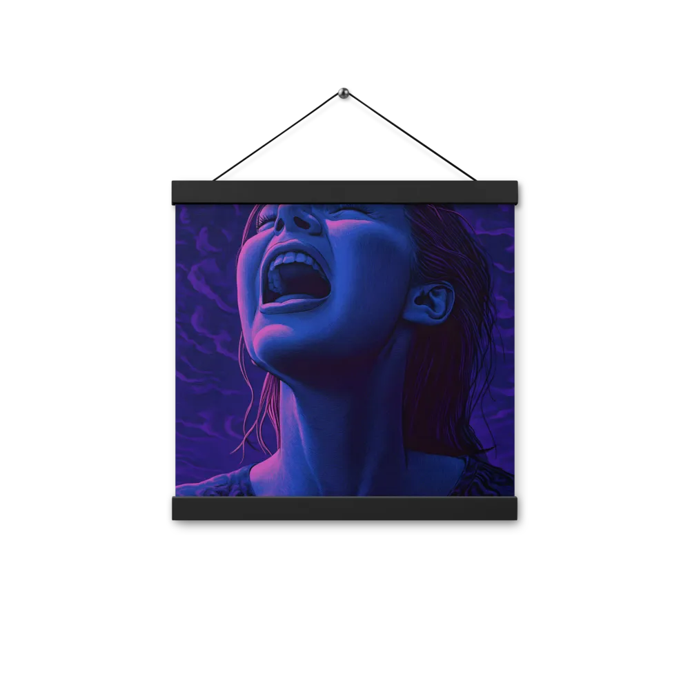 Echoes of Anguish | Poster With Black Wood Hanger | 12″×12″