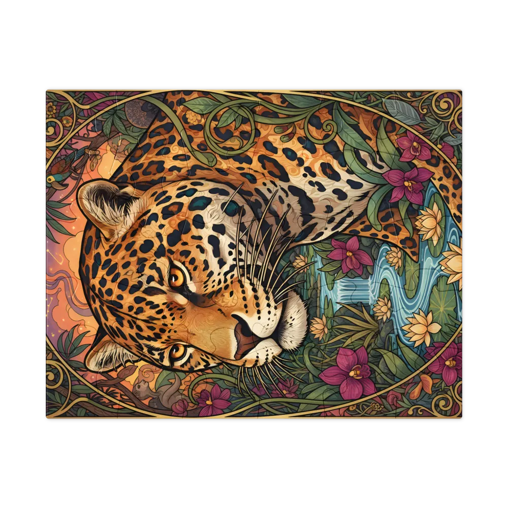Regal Jaguar 
 Jigsaw Puzzle in Tin Box