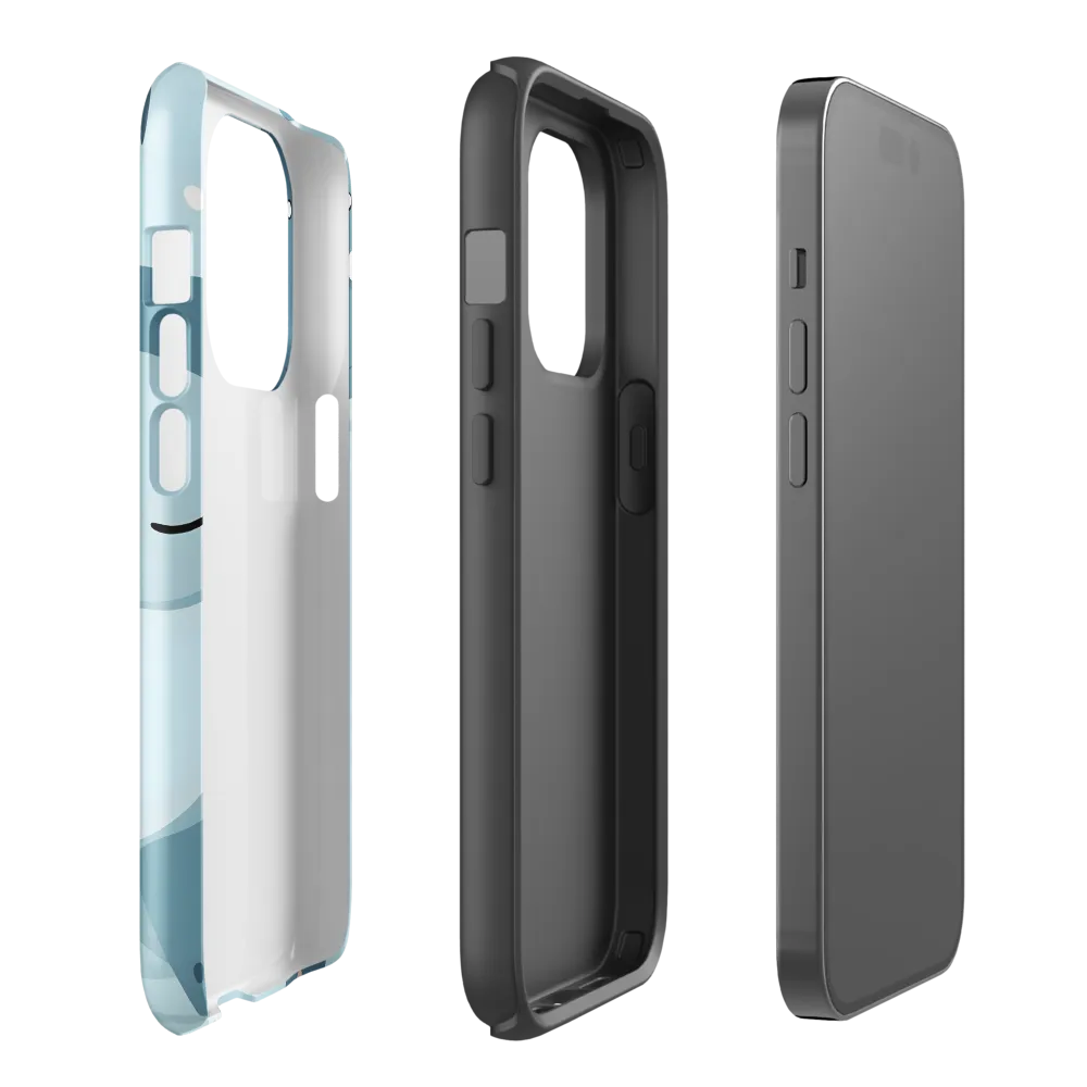 Whimsical Hippo Delight | Phone Case |  14 Pro | Tough Case | Glossy