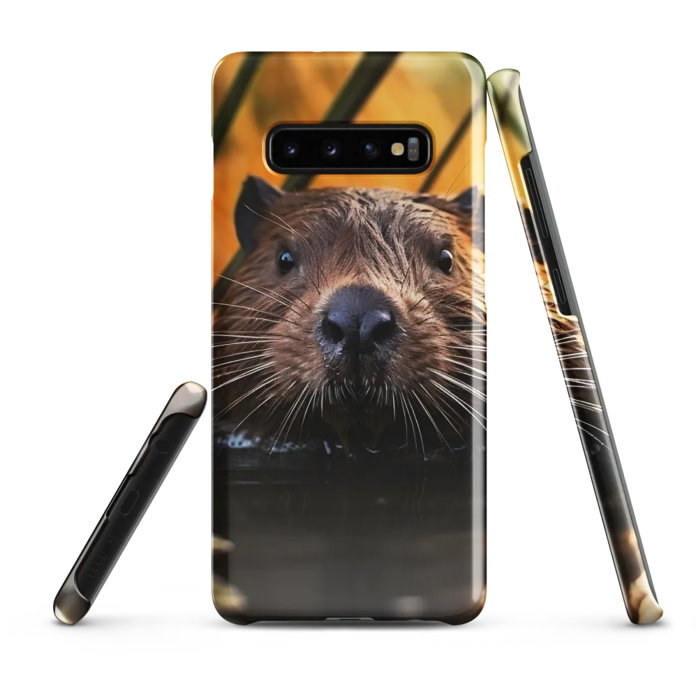 Beaver Serenity: A Natural Portrait | Phone Case |  S10 Plus | Snap Case | Glossy