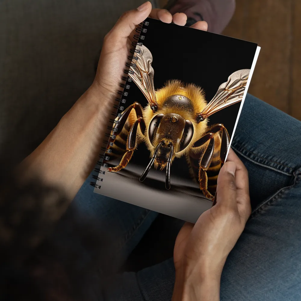 The Majesty of the Honeybee | Spiral Notebook