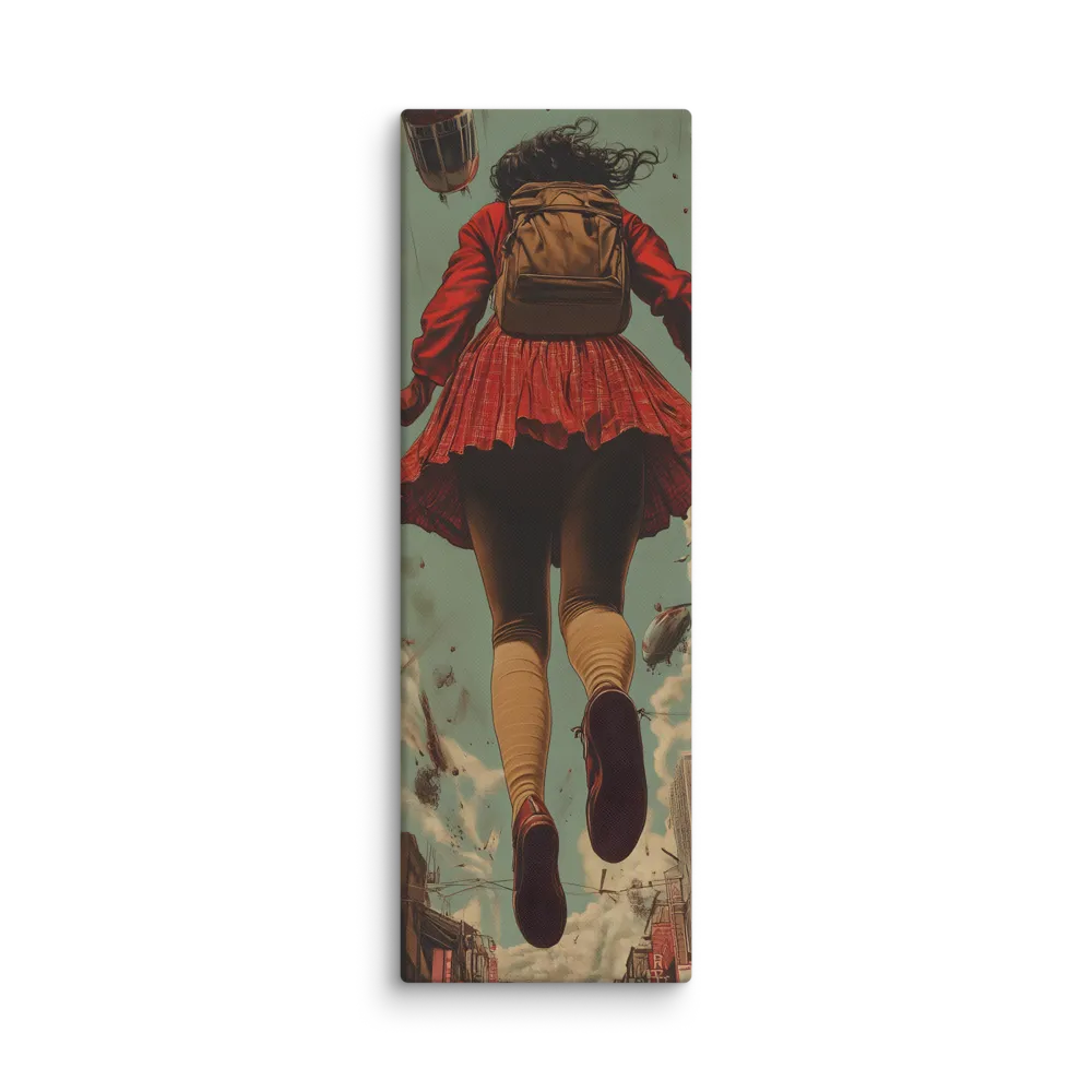 Flight of the Urban Dreamer | Canvas | 12″×36″