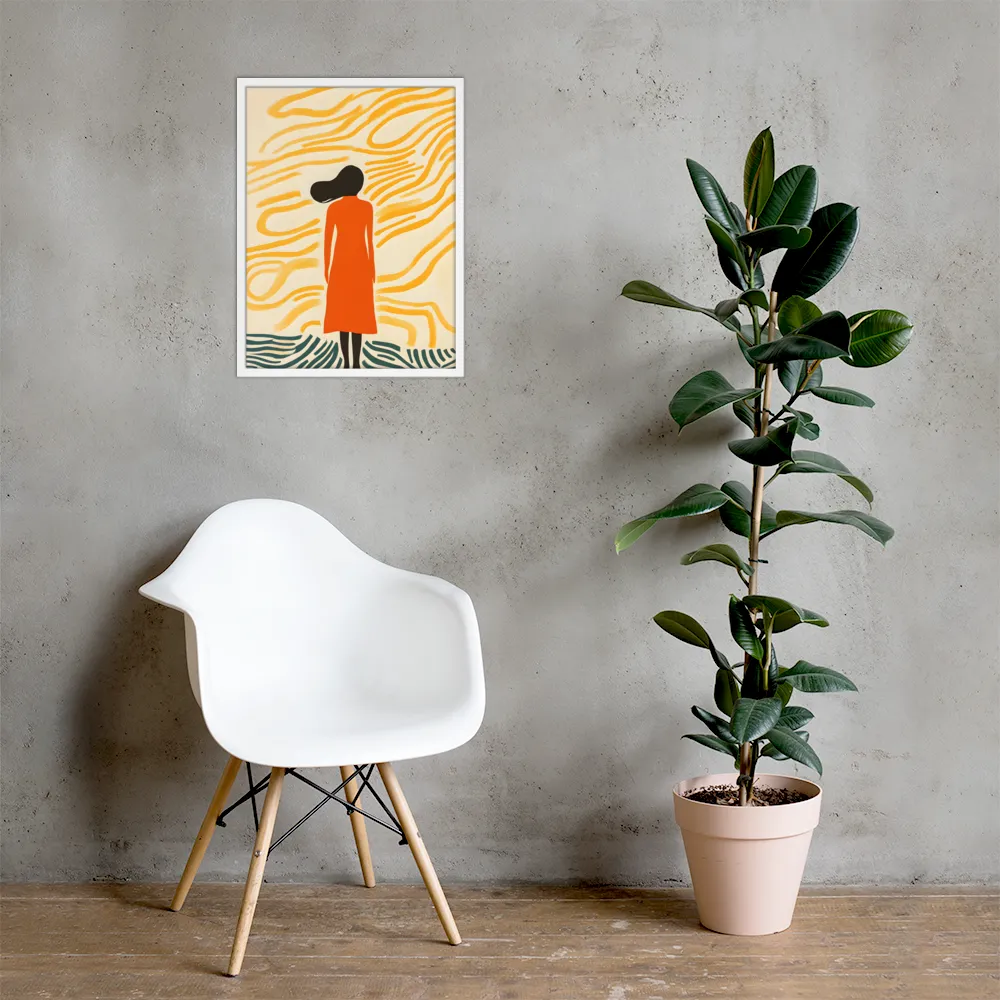 Connection to Serenity | Poster with White Frame | 18″×24″