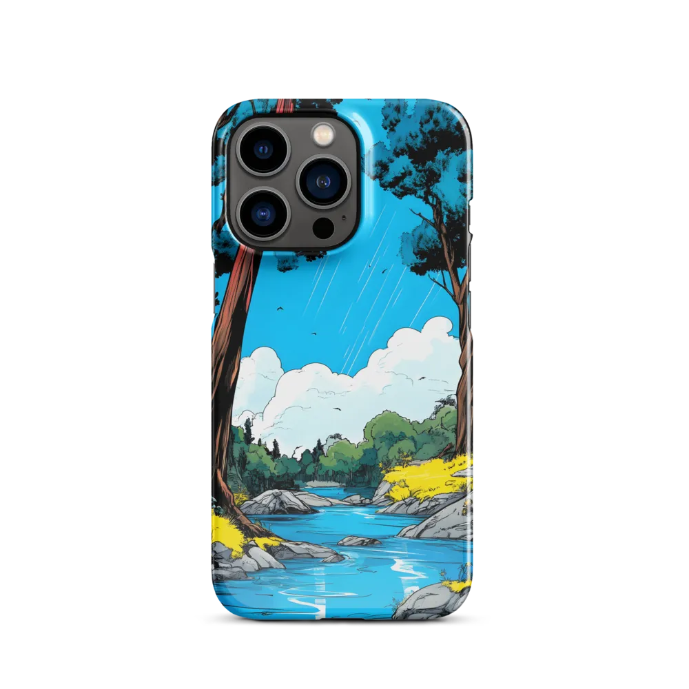 Tranquil River in a Comic Landscape