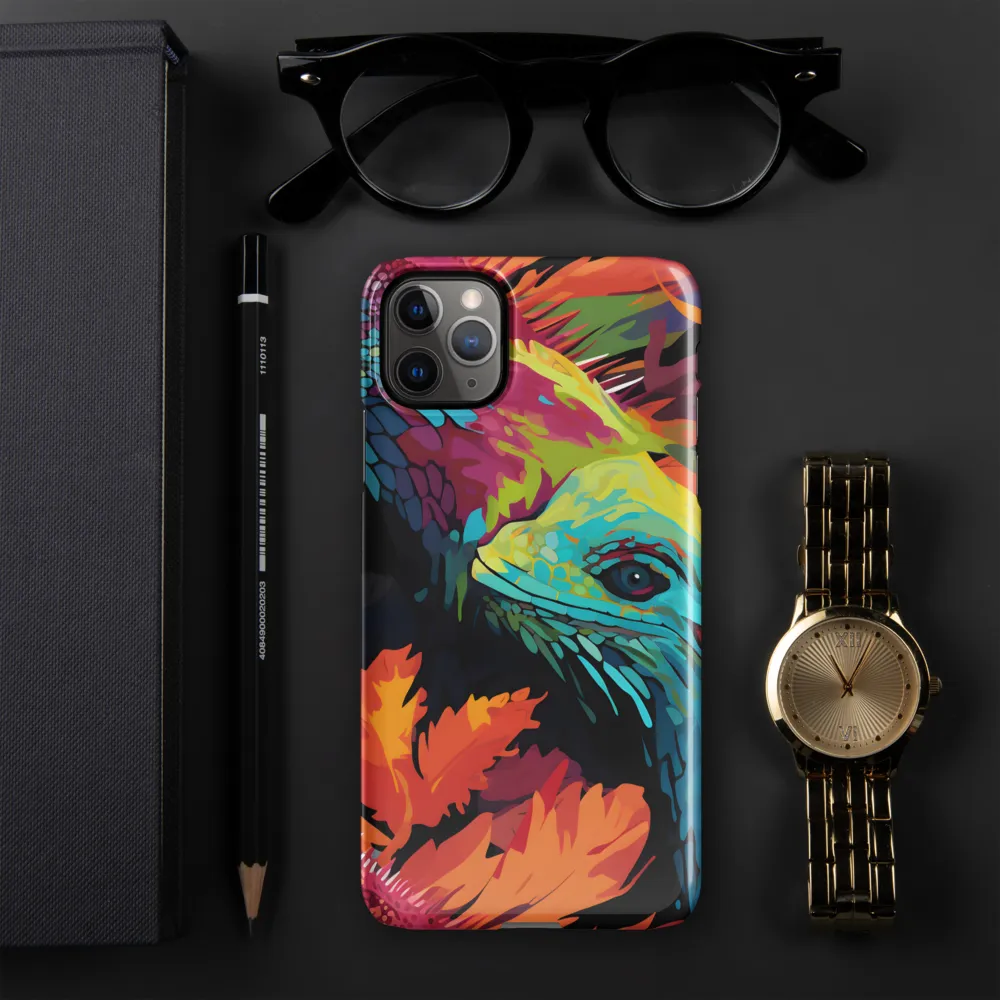 Vibrant Reptilian Harmony | Phone Case |  11 Pro Max | Snap Case | Glossy