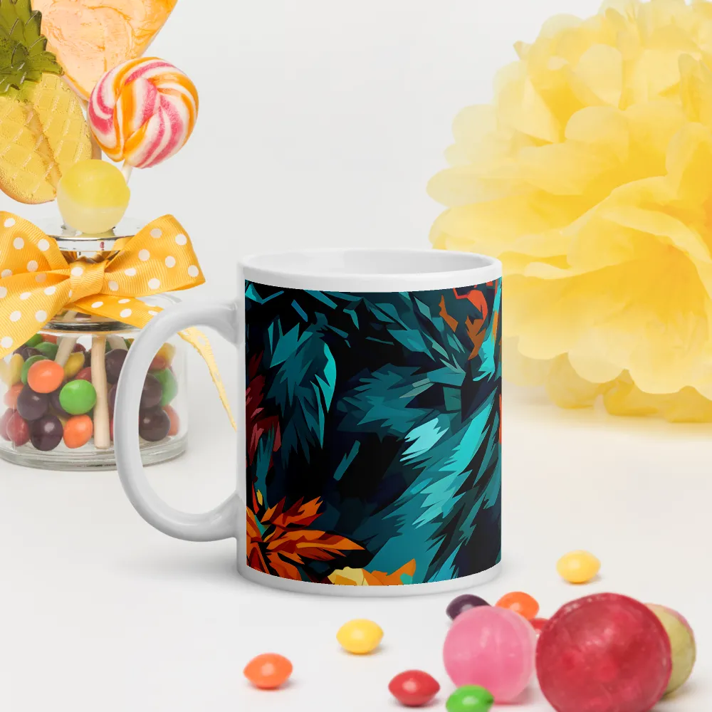 Wild Symphony: Abstract Tigers | Mugs | Multiple Sizes & Colors