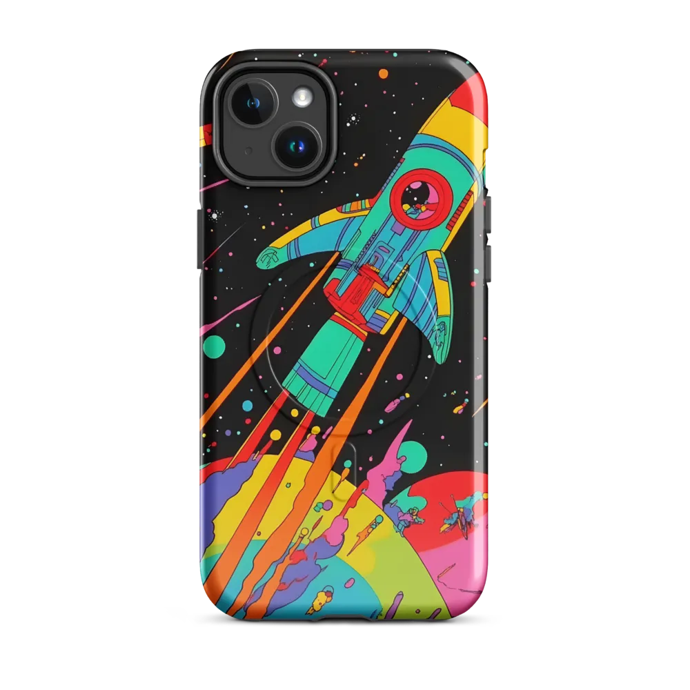 Cosmic Voyage: The Neon Lift-Off