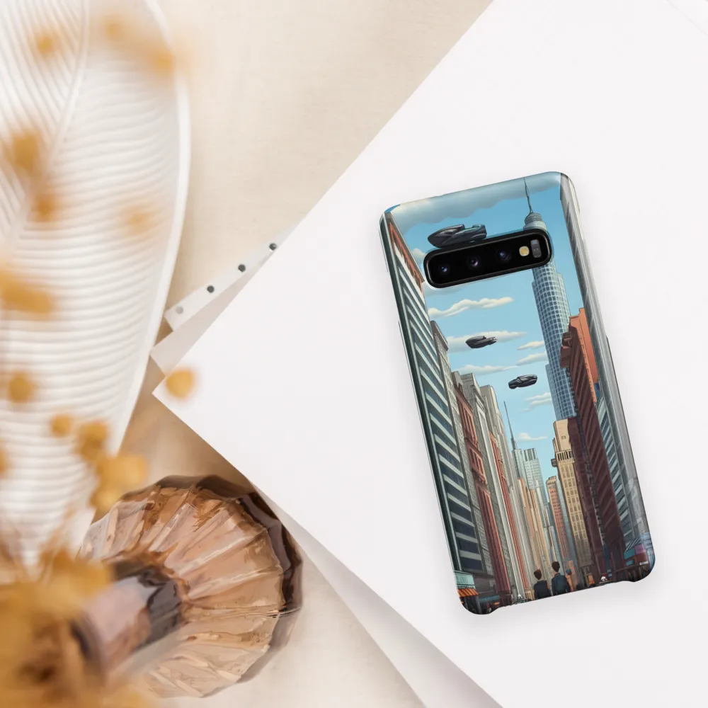 Futuristic Stroll through the Urban Skyline