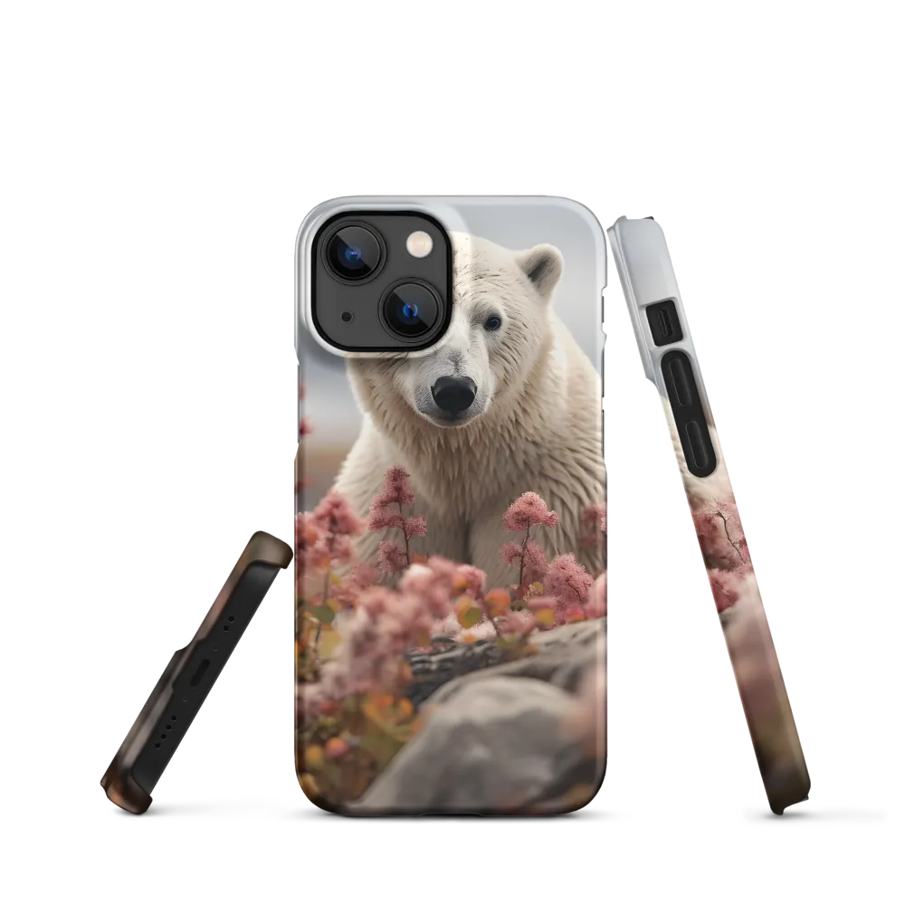 Curiosity Among Blooms: The Polar Bear