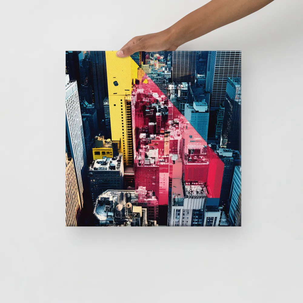 Dynamic Urban Symphony | Canvas | 16″×16″