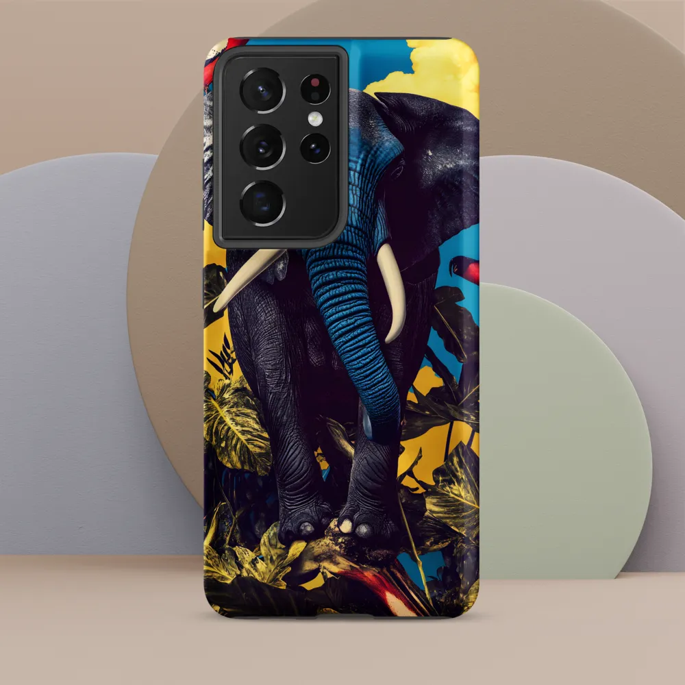 Elephant Dreams in Vibrant Colors | Phone Case |  S21 Ultra | Tough Case | Matte