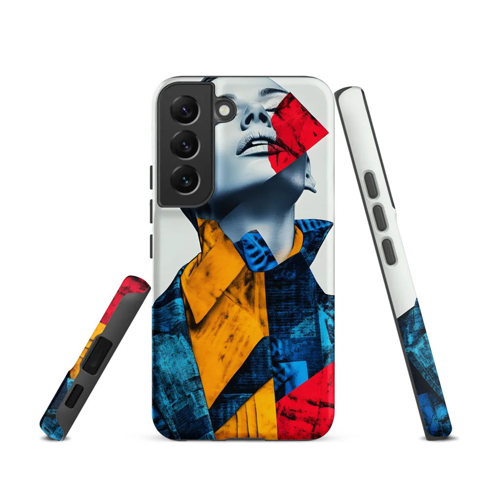 Fragmented Confidence: A Surreal Fashion Portrait